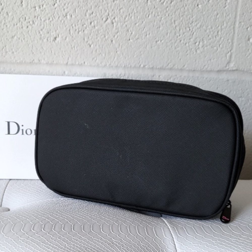 Dior Backstage Black Make-up  Zipper Pouch - Picture 3 of 14